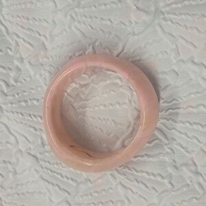 Pink Marbled Bangle Bracelet